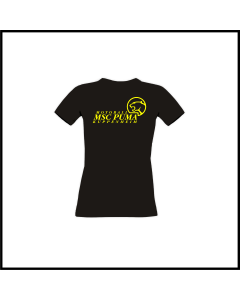 Girly-Shirt "MSC Puma Kuppenheim", schwarz