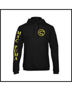 Kinder Kapuzen Sweat-Shirt "Logo + Schriftzug Ärmel MSC", schwarz