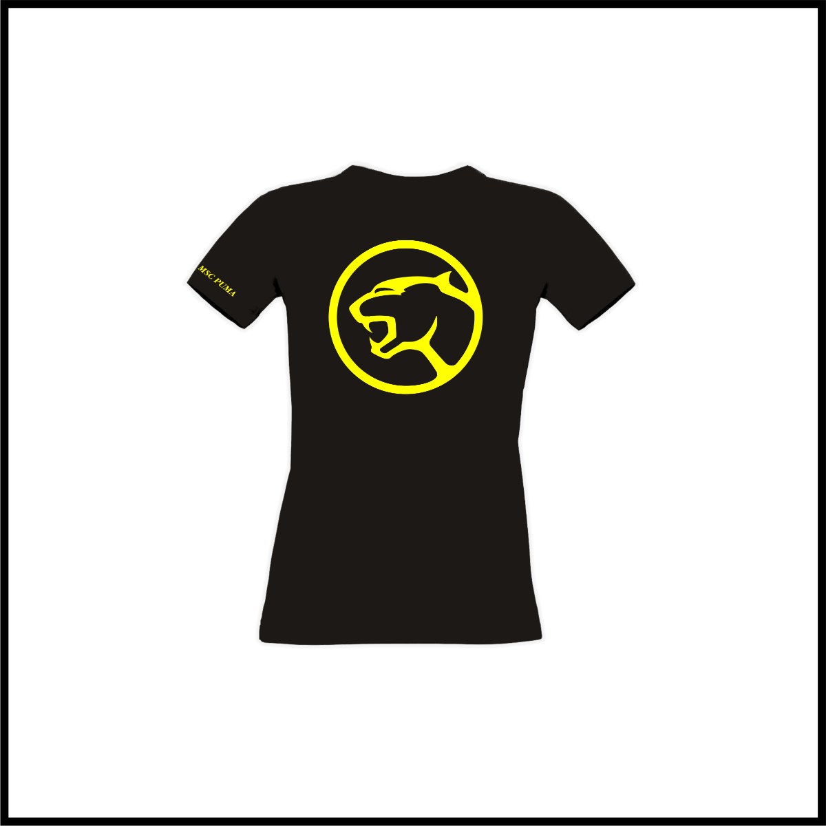 Girly-Shirt "Logo", schwarz