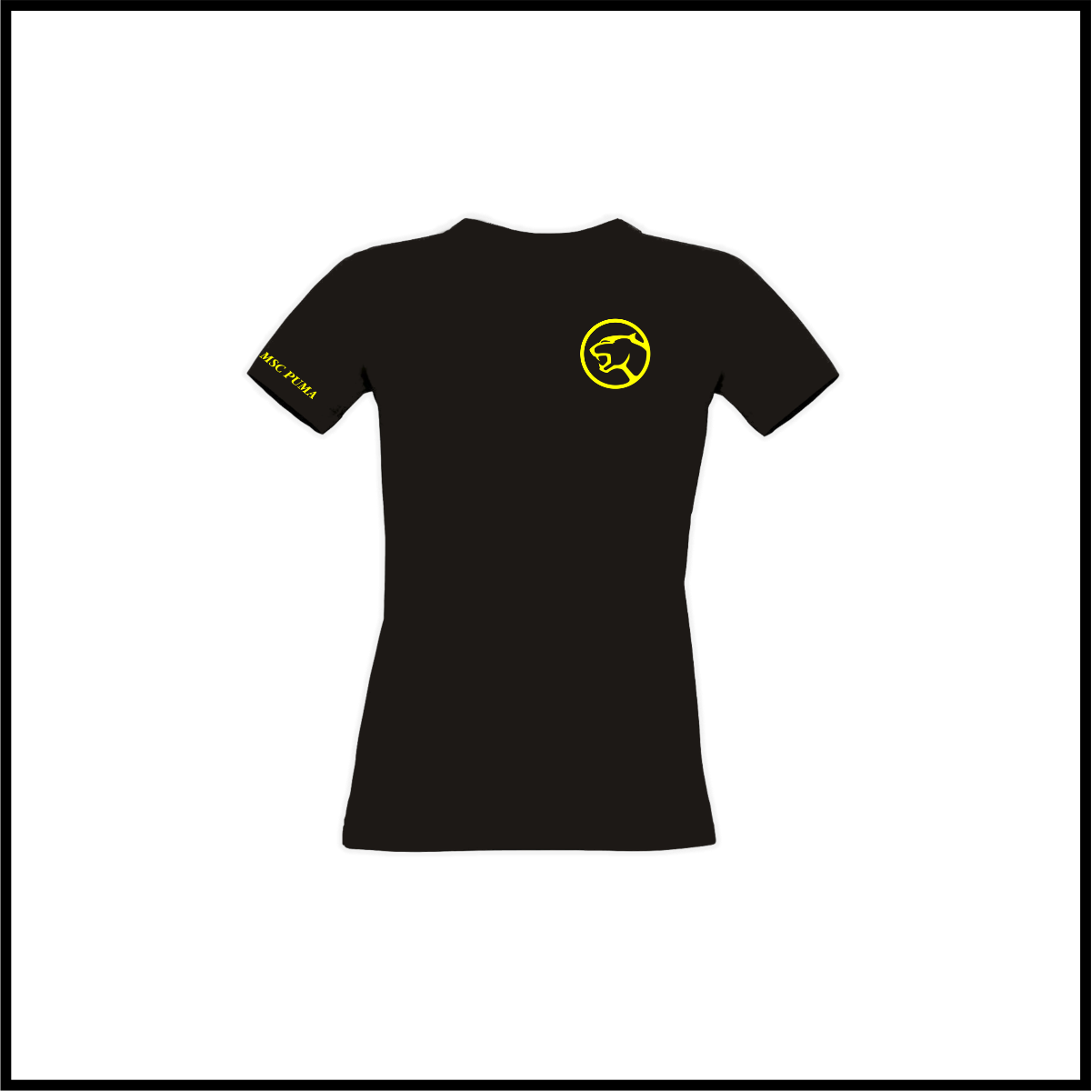 Girly-Shirt "Logo" klein, schwarz