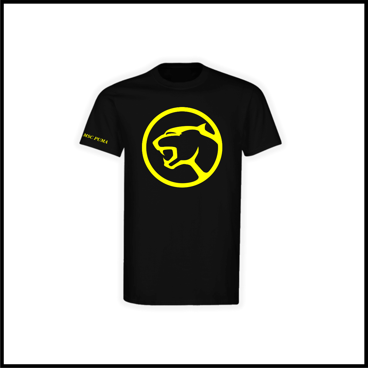 T-Shirt "Logo", schwarz