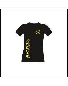 Girly-Shirt "Logo + Schriftzug", schwarz